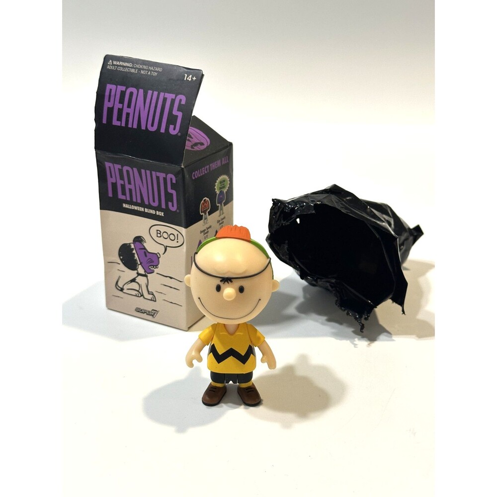 Super7 Peanuts CHARLIE BROWN Green Halloween Mask - Mystery Blind Box Wave 2
